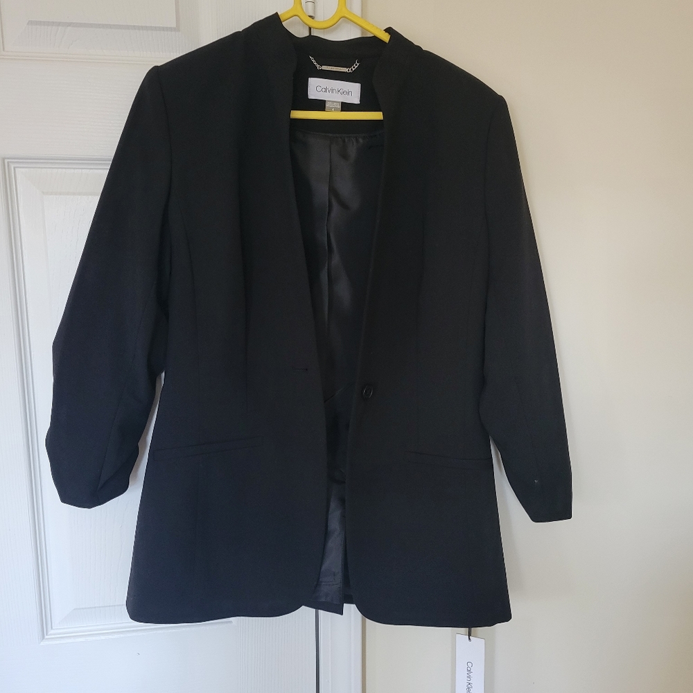Calvin Klein Button Blazer Jacket